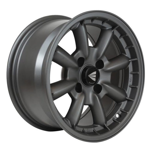 Enkei Compe 16x7 25mm Offset 4x100 Bolt Pattern 72.6mm Bore Dia Matte Gunmetal Wheel