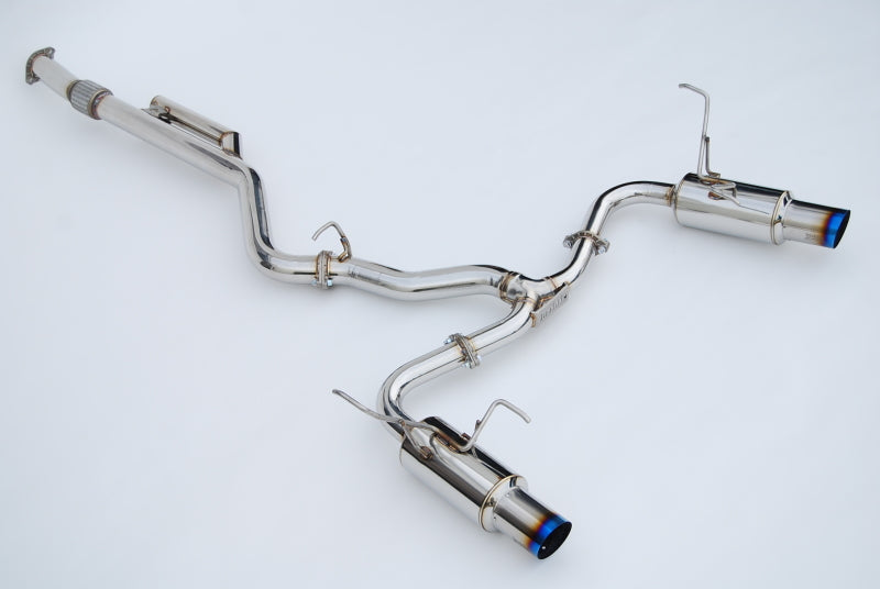 Invidia 2022+ Subaru WRX N1 Twin Outlet Single Layer Tip Cat-Back Exhaust