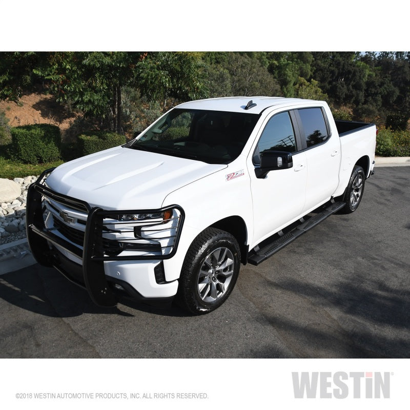 Westin 2019 Chevrolet Silverado/Sierra 1500 Crew Cab (5.5ft) R5 Modular Nerf Step Bars - Black