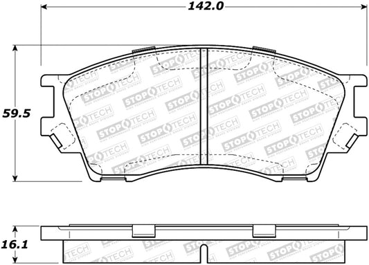 StopTech Street Brake Pads