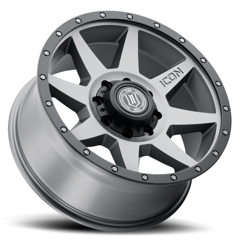 ICON Rebound 20x9 8x6.5in 12mm Offset 5.5in BS Titanium Wheel