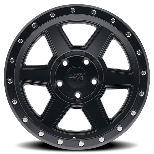 Dirty Life 9315 Compound 17x9 / 5x127 BP / -38mm Offset / 78.1mm Hub Matte Black Wheel