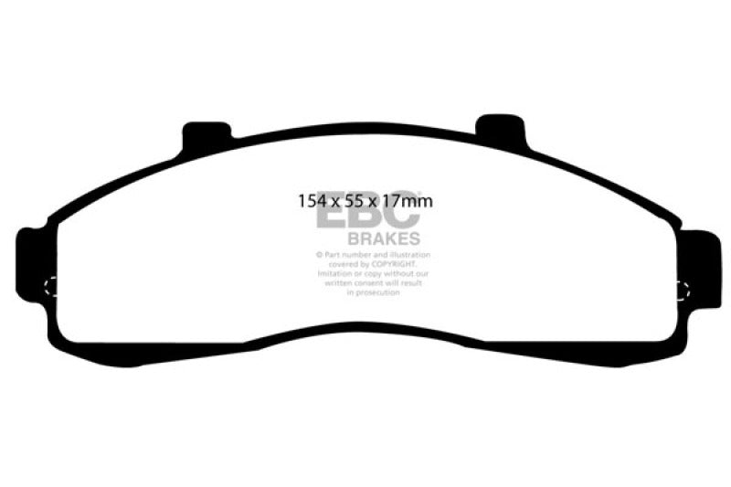 EBC 95-01 Ford Explorer 4.0 2WD Ultimax2 Front Brake Pads