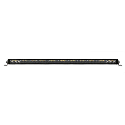 Go Rhino Xplor Blackout Combo Series Sgl Row LED Light Bar w/Amber (Side/Track Mount) 31.5in. - Blk