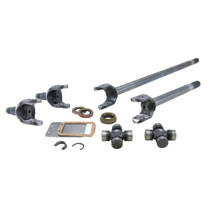 Yukon Gear 4340 Chrome-Moly Replacement Axle Kit For Jeep TJ / YJ & XJ Dana 30 / w/ Super Joints