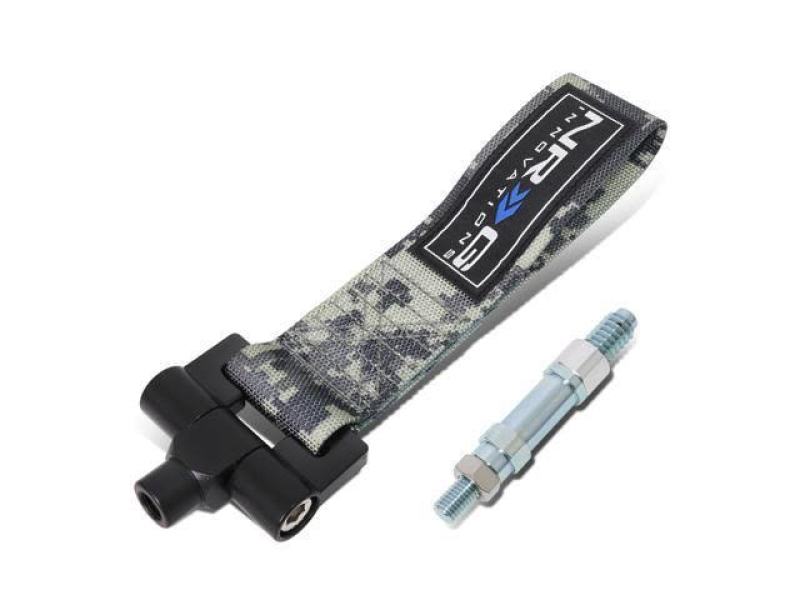 NRG Bolt-In Tow Strap Digital Camo- BMW E90/ E92 3 series / R53 Mini 01-06 (5000lb. Limit)