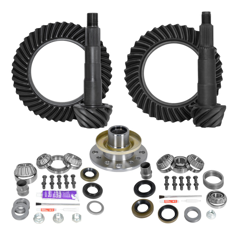 Yukon Ring & Pinion Gear Kit Front & Rear for Toyota 8/7.5R Diff (w/Factory Locker) 5.29 Ratio