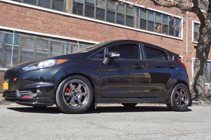 Rally Armor 13-19 Ford Fiesta ST Black UR Mud Flap w/Grey Logo