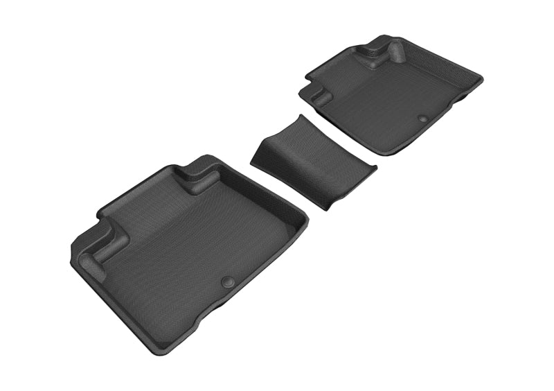 3D MAXpider 2016-2020 Lincoln Nautilus/Mkx Kagu 2nd Row Floormats - Black