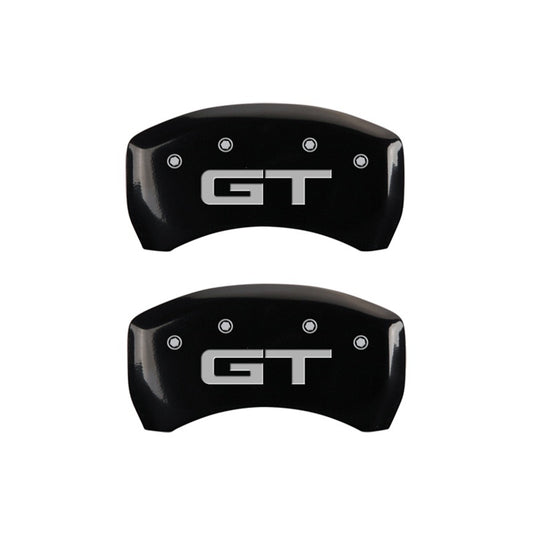 MGP Rear set 2 Caliper Covers Engraved Rear 2015/GT Black finish silver ch