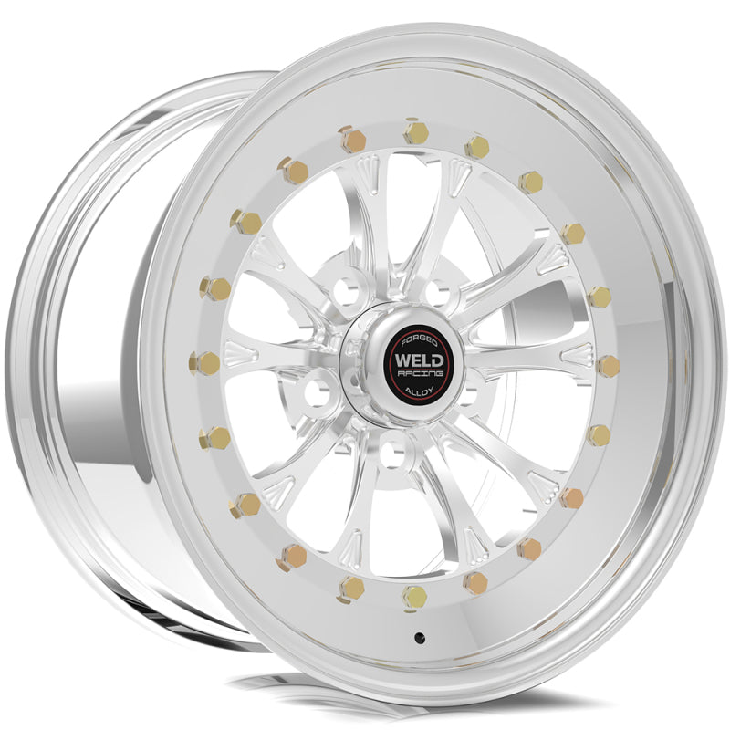 Weld Vitesse 15x6 / 5x4.5 BP / 3.5in. BS Polished Wheel - Non-Beadlock