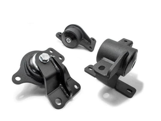 Innovative 05-08 Honda FIT/JAZZ L-Series Black Steel Mounts 85A Bushings (Auto Trans)