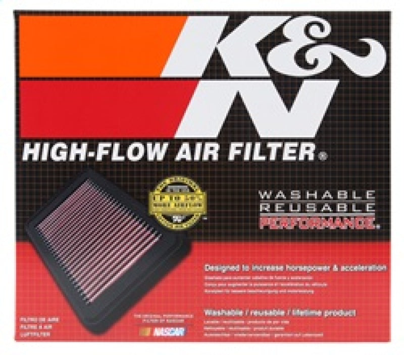 K&N Replacement Air Filter 11.75in O/S Length x 9in O/S Width x 1.188in H for 13 Hyundai Santa Fe