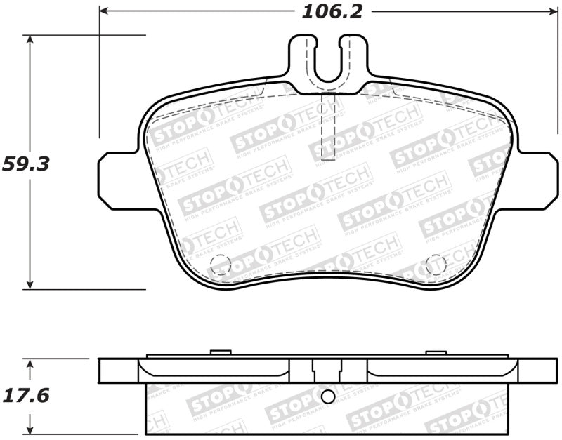 StopTech Street Brake Pads - Front