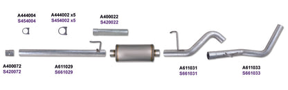 Diamond Eye KIT 3in Catback Single GAS AL FORD 5.4L F150 04-08