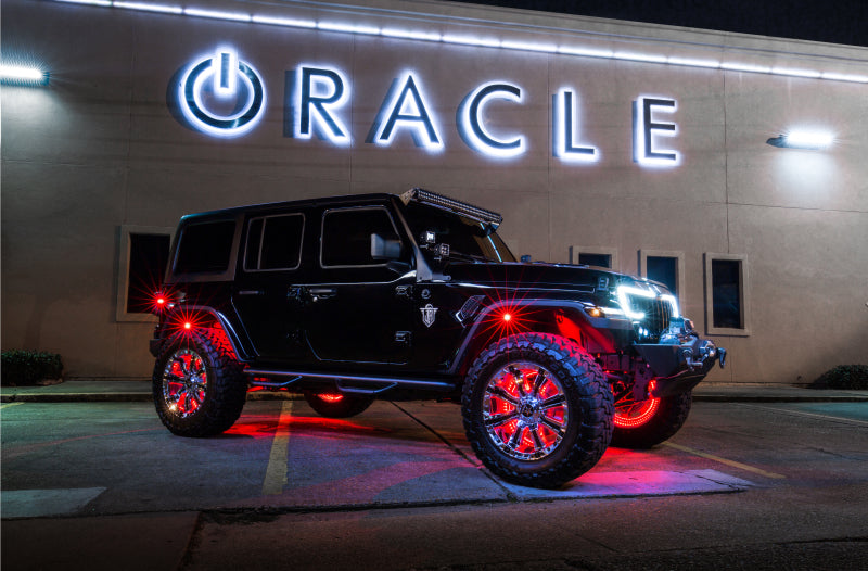 Oracle LED Illuminated Wheel Rings - ColorSHIFT No Remote - ColorSHIFT No Remote SEE WARRANTY