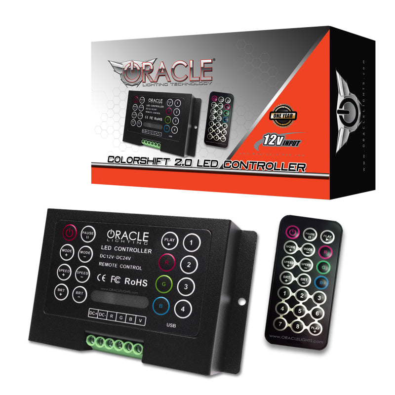 Oracle 11-13 Dodge Durango SMD HL Halogen - Black - ColorSHIFT w/ 2.0 Controller