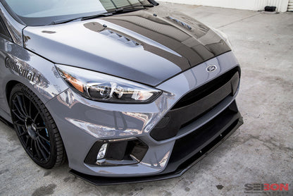 Seibon 16+ Ford Focus RS Carbon Fiber Front Bumper Garnish