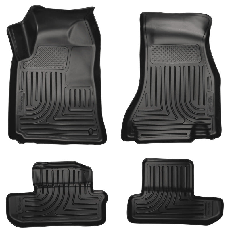 Husky Liners 08-12 Dodge Challenger WeatherBeater Combo Black Floor Liners