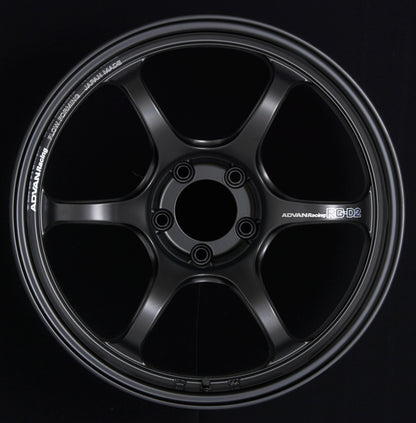 Advan RG-D2 18x11.0 +15 5x114.3 Semi Gloss Black Wheel