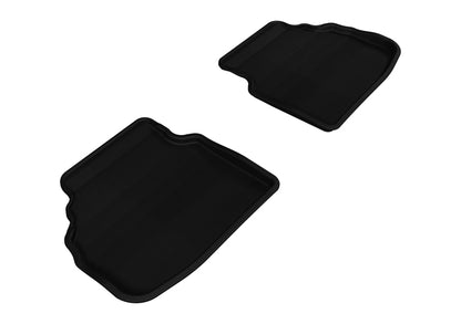 3D MAXpider 2009-2012 BMW 7 Series F01 Kagu 2nd Row Floormats - Black