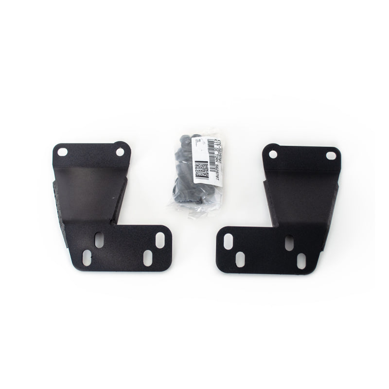 Go Rhino 19-21 Chevrolet Silverado (Excl. Driv Alert Pkg) RC4 & RC3 LR Brackets - Tex. Blk