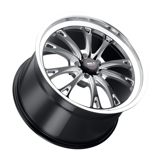 Weld S113 20X11 Belmont 5X120 ET40 BS7.6 Gloss Black MIL Dia 72.56