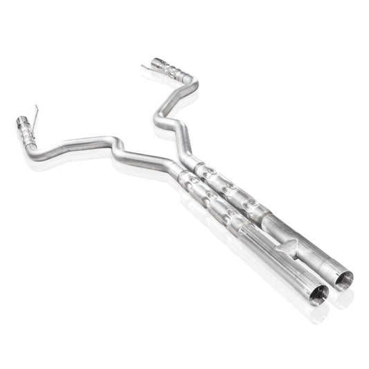 Stainless Works 2015-16 Mustang GT 3in Catback H-Pipe Retro Chambered Mufflers 3in Cores