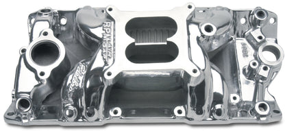 Edelbrock Polished S/B Chevy RPM Air-Gap Manifold