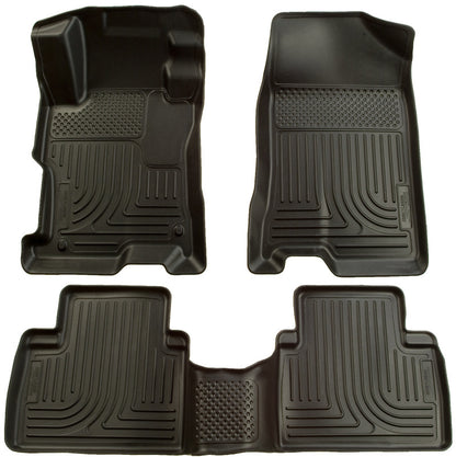 Husky Liners 2012 Honda Civic WeatherBeater Combo Black Floor Liners