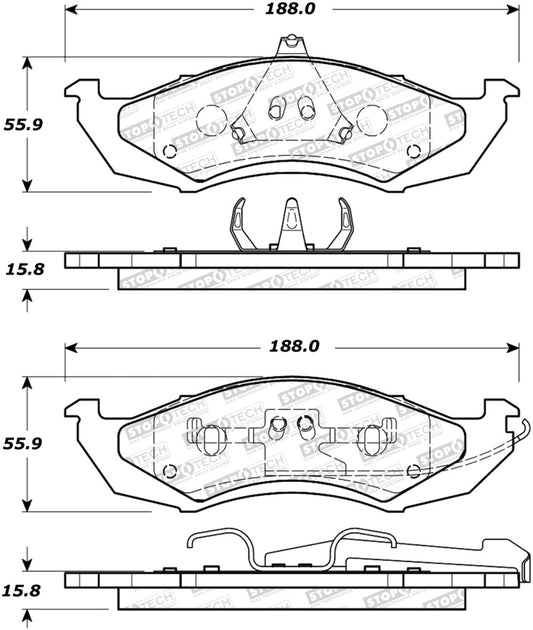 StopTech Street Brake Pads