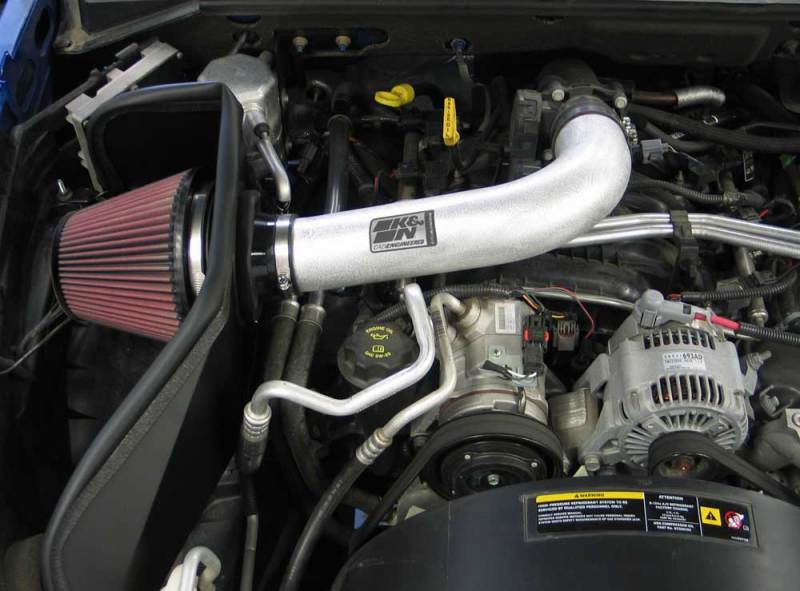 K&N Performance Intake Kit PERF.INTAKE KIT;DODGE/MITSUBISHI DAKOTA/RAIDER, V6-3.7L, 07-08