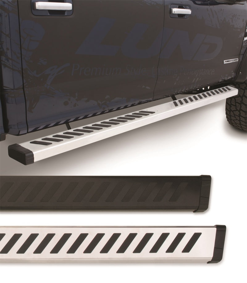 Lund 07-17 Chevy Silverado 1500 Ext. Cab Summit Ridge 2.0 Running Boards - Black