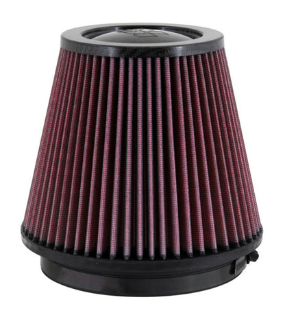 K&N Filter Universal Air Filter Carbon Fiber Top With 6in Flange x 7.5in Base x 6in H