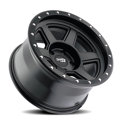 Dirty Life 9315 Compound 17x9 / 5x139.7 BP / -12mm Offset / 108mm Hub Matte Black Wheel