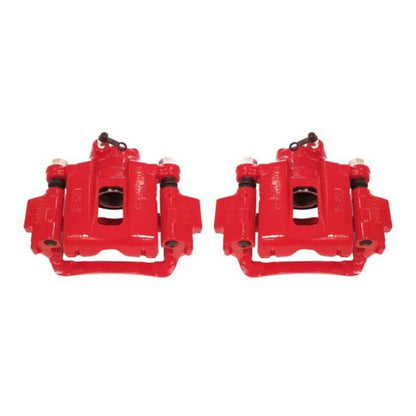 Power Stop 03-09 Toyota 4Runner Rear Red Calipers w/Brackets - Pair