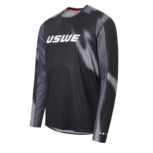 USWE Kalk Off-Road Jersey Adult Black - Medium