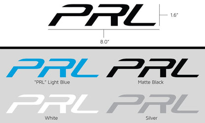 PRL Motorsports - 8" Vinyl Decal Matte Black