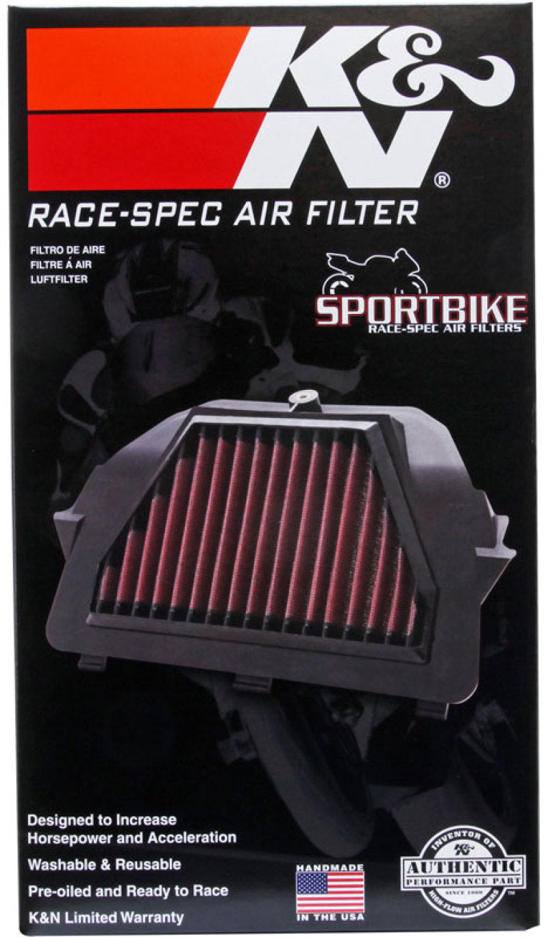 K&N 08-10 Kawasaki ZX10R Ninja Replacement Air Filter-Race Specific