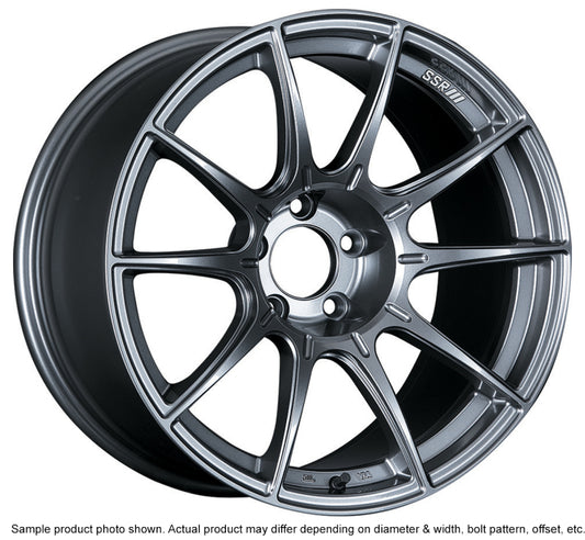 SSR GTX01 18x10.5 5x114.3 22mm Offset Dark Silver Wheel G35 / 350z / 370z