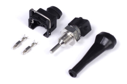 Haltech - Oil Temperature Sensor High Range 150 Deg C 1/8 NPT Thread (Incl Bosch EV1 Plug & Pins)