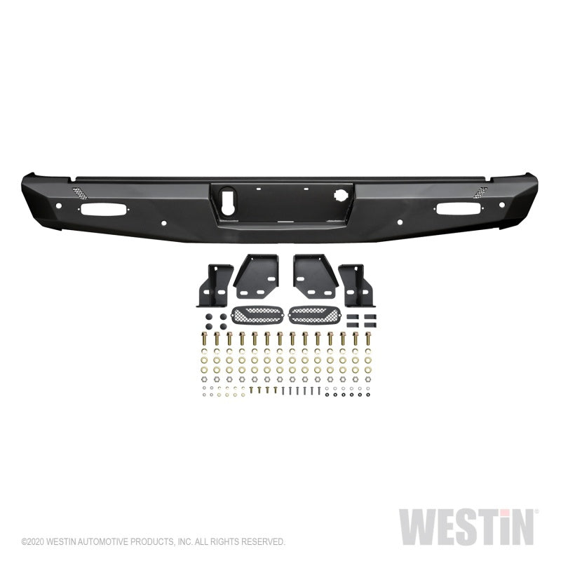 Westin 14-18 Chevy Silverado 1500 Pro-Series Rear Bumper - Textured Black