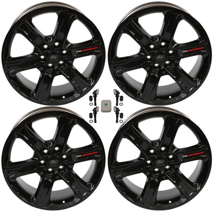 Ford Racing 15-23 F-150 22x9.5in Wheel Kit - Gloss Black