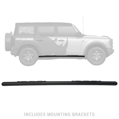 Go Rhino 18-20 Jeep Wrangler JLU 1000 Series Side Steps - Tex Blk