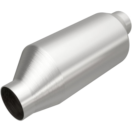 MagnaFlow 2in In/Out 4in Round Body 11.875in L Universal California Legal Catalytic Converter