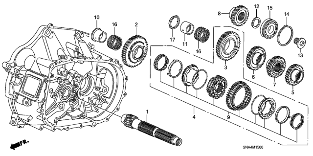 Honda - K-Series Countershaft Set