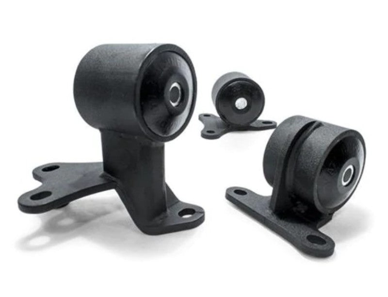 Innovative 90-93 Accord F-Series Black Steel Mounts 85A Bushings (Auto to Manual)