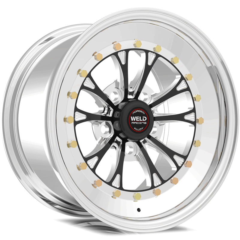 Weld Vitesse 15x7 / 5x4.75 BP / 4.5in. BS Black Wheel - Non-Beadlock