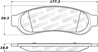 StopTech Street Select Brake Pads