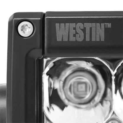 Westin Performance2X LED Light Bar Low Profile Double Row 10 inch Flood w/3W Osram - Black